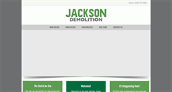 Desktop Screenshot of jacksondemolition.com
